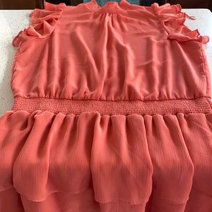 Dress in salmon color